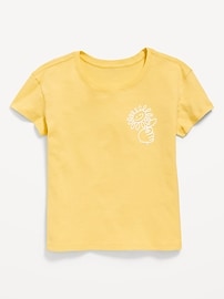 Image number 1 showing, Short-Sleeve Graphic T-Shirt for Girls