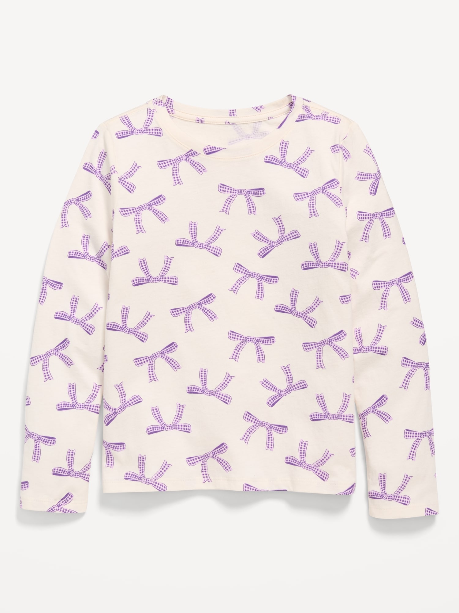 Softest Printed Long-Sleeve T-Shirt for Girls