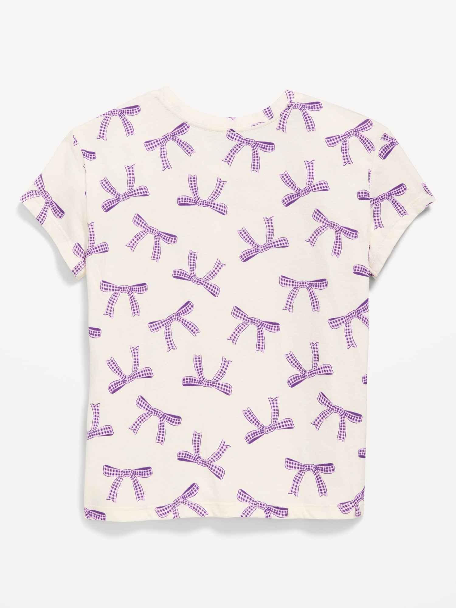 Softest Printed Short-Sleeve T-Shirt for Girls