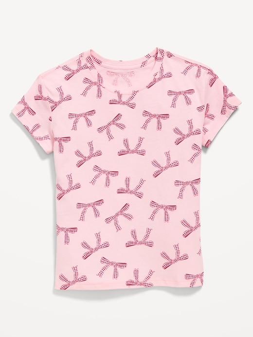 Image number 1 showing, Softest Printed Short-Sleeve T-Shirt for Girls