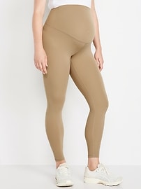 Image number 1 showing, Maternity Full Panel StudioSmooth 7/8 Leggings