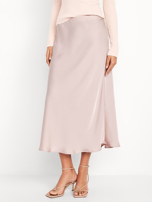 Image number 2 showing, Satin Maxi Skirt