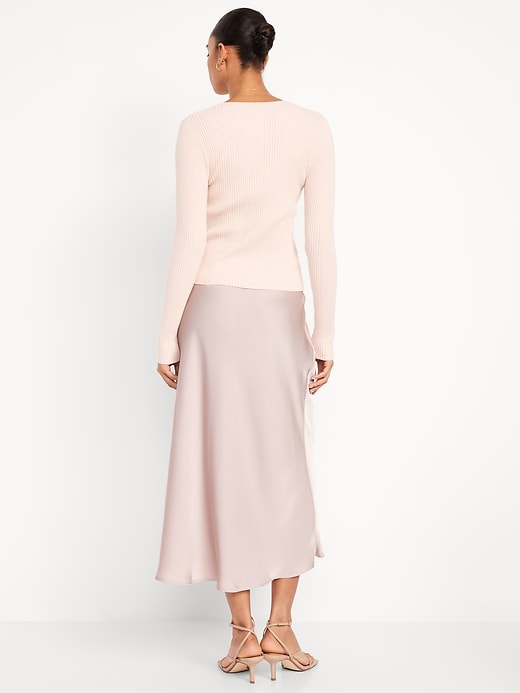Image number 3 showing, Satin Maxi Skirt