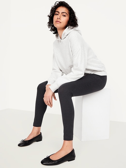Image number 3 showing, High-Waisted Jersey Fashion Layering Leggings