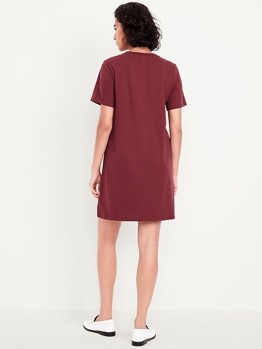 Image number 2 showing, Vintage Crew-Neck Mini T-Shirt Dress