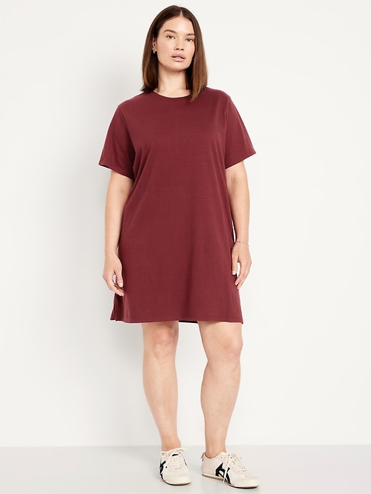 Image number 6 showing, Vintage Crew-Neck Mini T-Shirt Dress