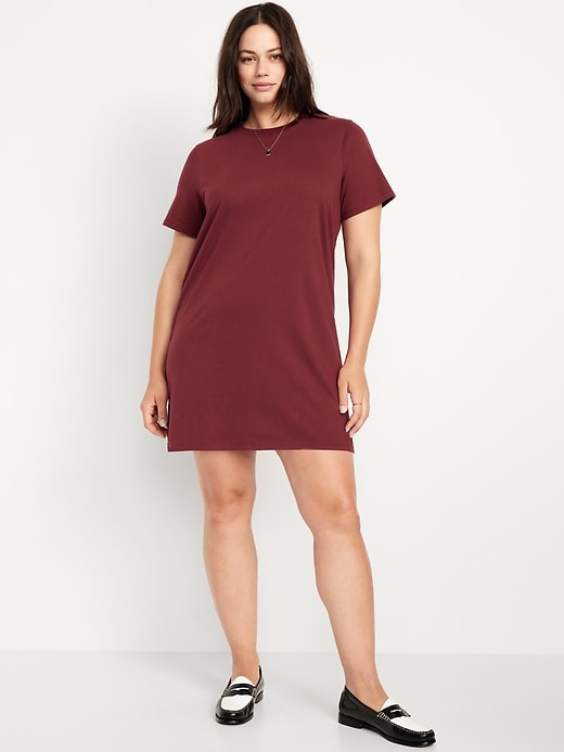 Image number 5 showing, Vintage Crew-Neck Mini T-Shirt Dress