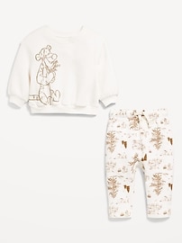 Image number 2 showing, Disney© Crew-Neck Sweatshirt and Sweatpants Set for Baby
