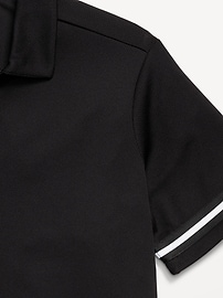Image number 4 showing, Collared Mesh Go-Dry Cool Performance Shirt for Boys