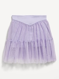 Image number 1 showing, High-Waisted Tutu Performance Skort for Toddler Girls