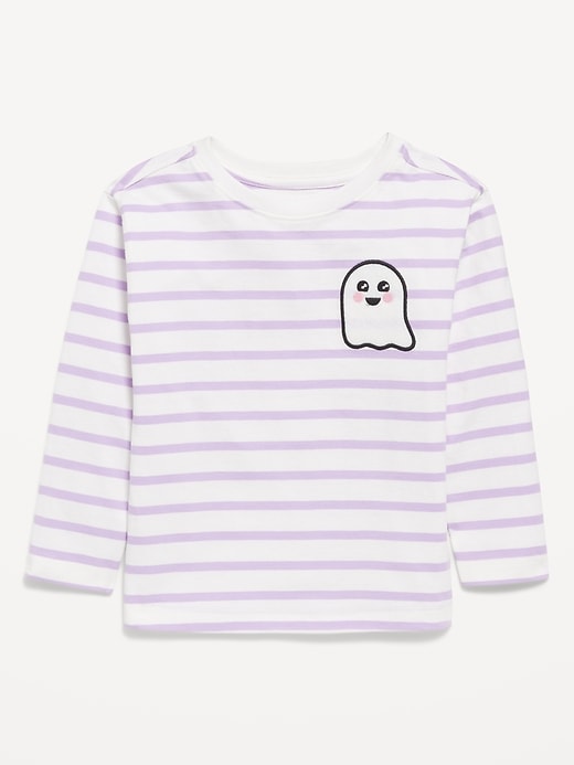 Image number 1 showing, Printed Long-Sleeve T-Shirt for Toddler Girls