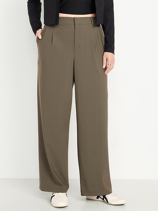 Image number 5 showing, High-Waisted SleekTech Trouser Pants