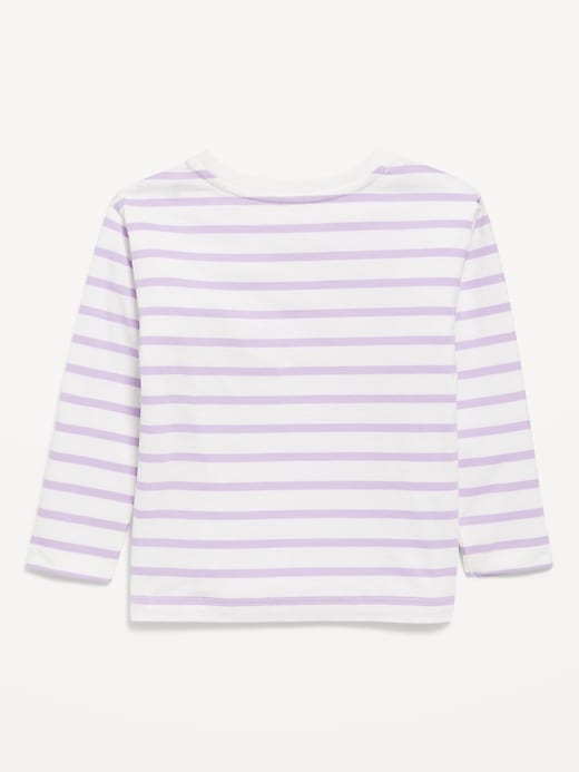 Image number 2 showing, Printed Long-Sleeve T-Shirt for Toddler Girls