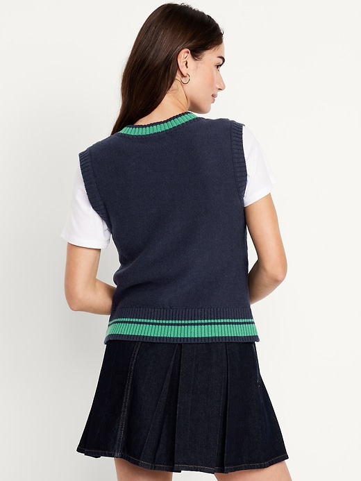 Image number 2 showing, Wool-Blend Cable-Knit Vest