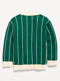 Image number 2 showing, Long-Sleeve Collared Sweater for Toddler Boys