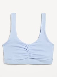 Image number 3 showing, Ruched Cotton Bralette