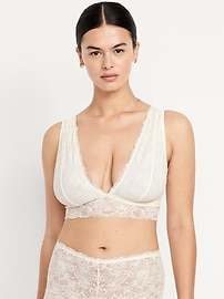 Image number 5 showing, V-Neck Lace Bralette