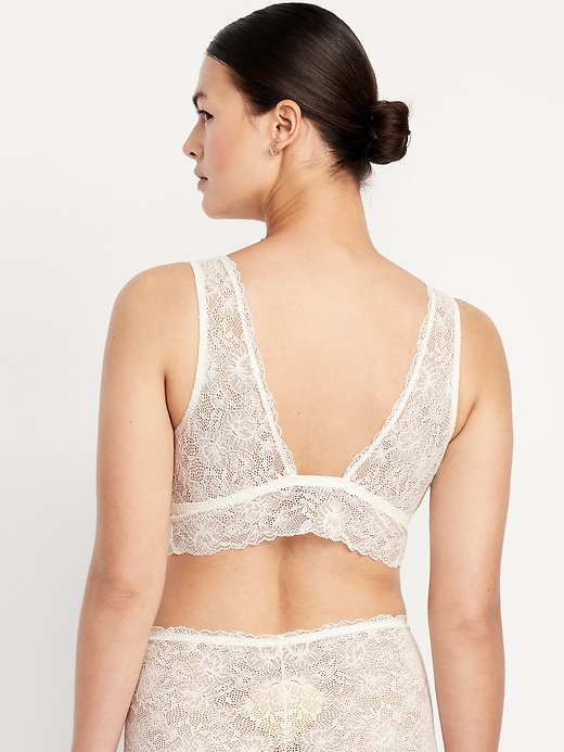 Image number 6 showing, V-Neck Lace Bralette