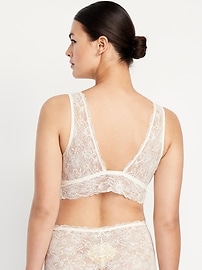 Image number 6 showing, V-Neck Lace Bralette