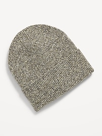 Image number 1 showing, Wide-Cuff Ribbed Beanie for Men