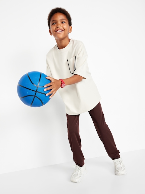 Go-Dry Mesh Jogger Pants for Boys - Black Walnut