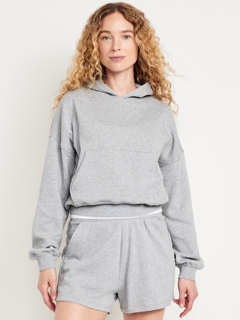 SoComfy Oversized Pullover Hoodie Sweatshirt - Heather Gray