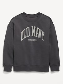 Image number 1 showing, Oversized Logo-Graphic Sweatshirt for Boys