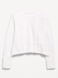 Image number 4 showing, CloudMotion Long-Sleeve Performance T-Shirt for Girls