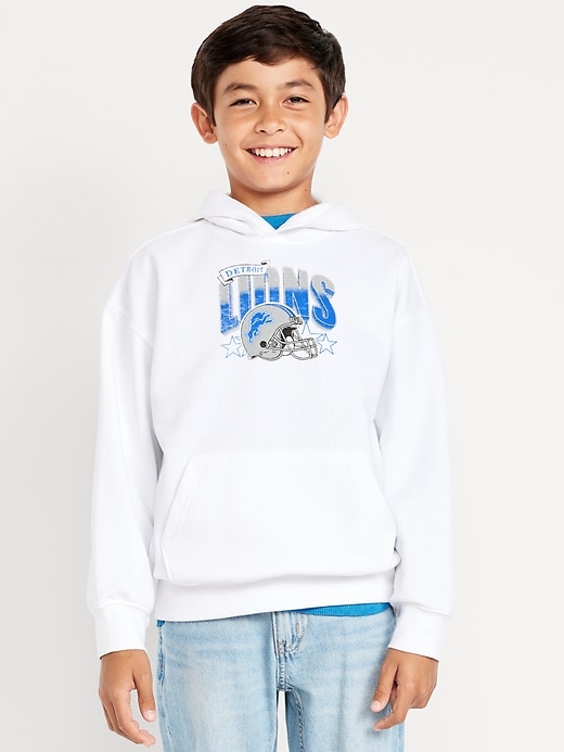 Image number 1 showing, NFL™ Detroit Lions™ Oversized Pullover Hoodie for Boys