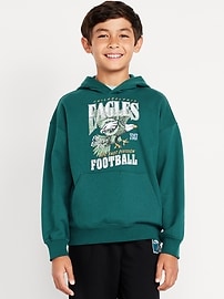 Image number 1 showing, NFL™ Philadelphia Eagles™ Oversized Pullover Hoodie for Boys