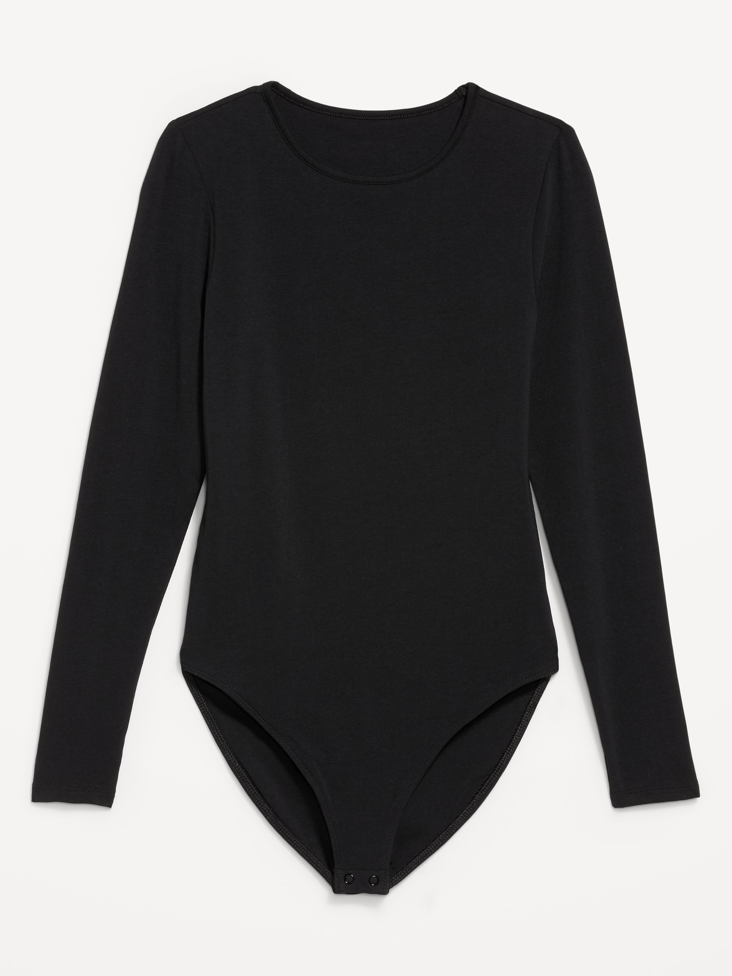 Long-Sleeve Crew-Neck Bodysuit