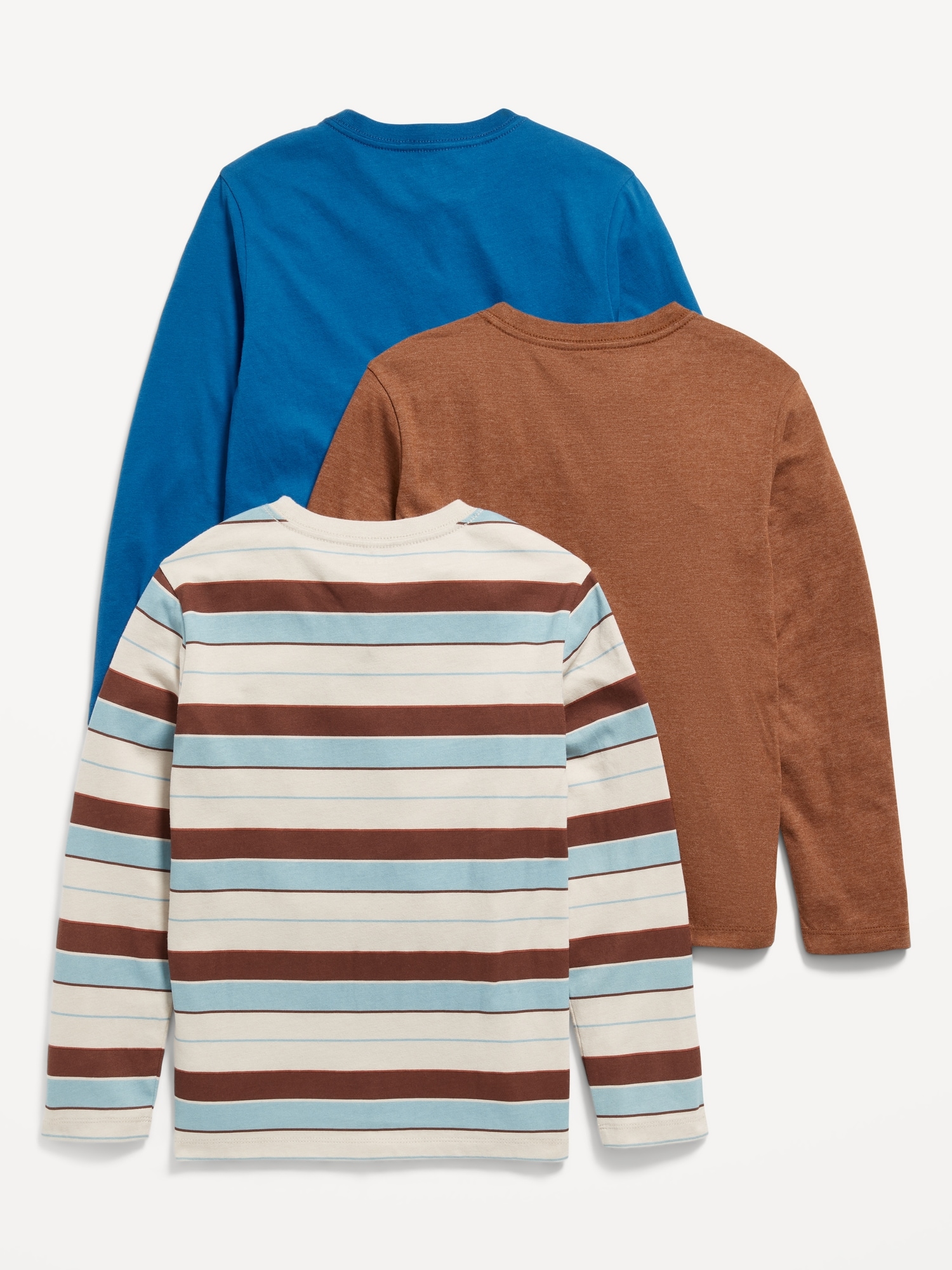 Softest Long-Sleeve T-Shirt 3-Pack for Boys