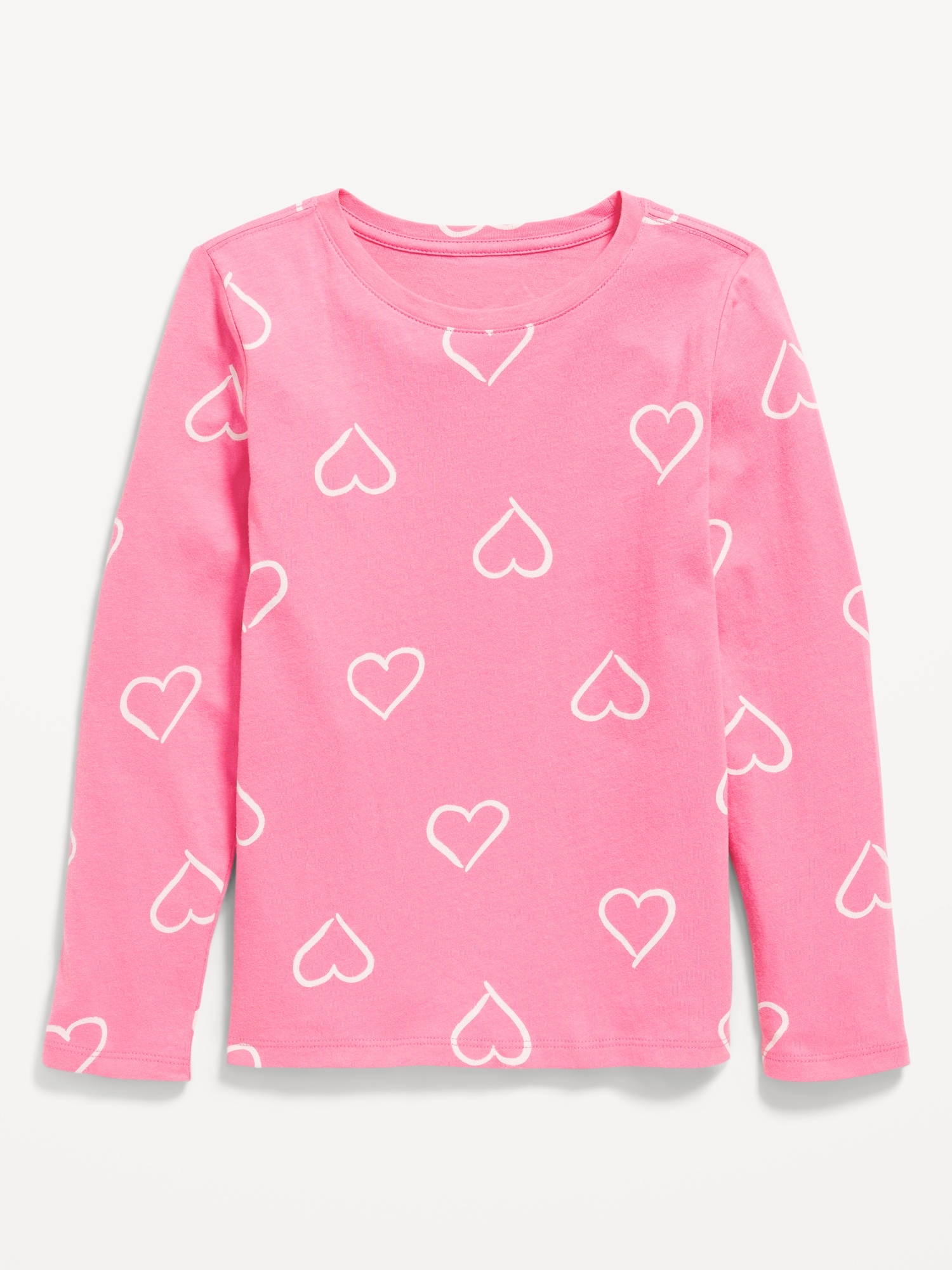 Softest Printed Long-Sleeve T-Shirt for Girls