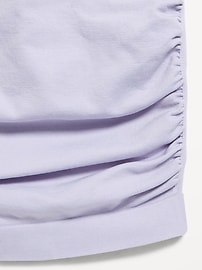 Image number 5 showing, Fitted Ruched Seamless Performance Top for Girls