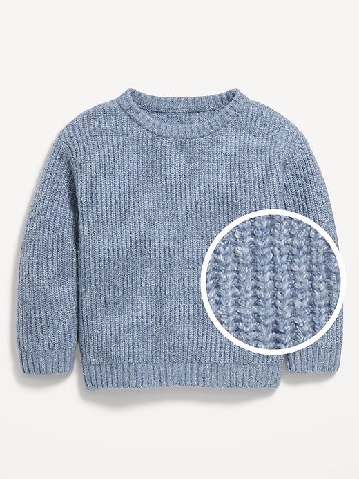 Image number 1 showing, SoSoft Oversized Textured Sweater for Toddler Boys