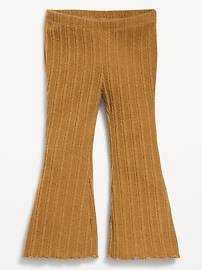 Image number 1 showing, Ribbed Flare-Leg Leggings for Toddler Girls