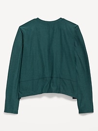 Image number 2 showing, CloudMotion Long-Sleeve Performance T-Shirt for Girls