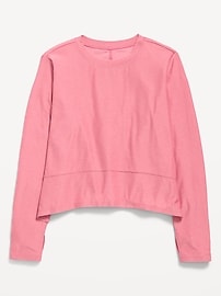 Image number 3 showing, CloudMotion Long-Sleeve Performance T-Shirt for Girls
