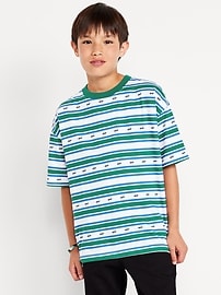 Image number 1 showing, Printed Oversized Short-Sleeve T-Shirt for Boys