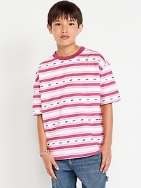 Image number 1 showing, Printed Oversized Short-Sleeve T-Shirt for Boys