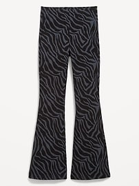 Image number 1 showing, Printed High-Waisted Flared Leggings for Girls