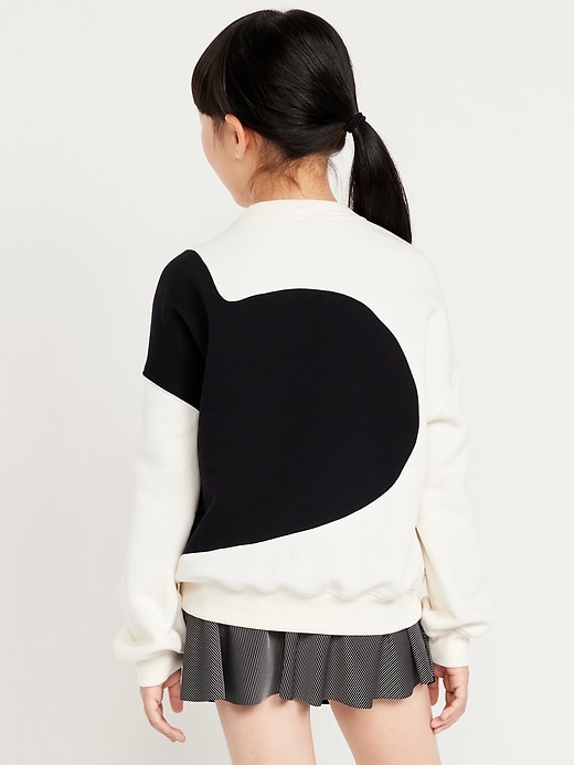 Image number 2 showing, Oversized Graphic Tunic Sweatshirt for Girls
