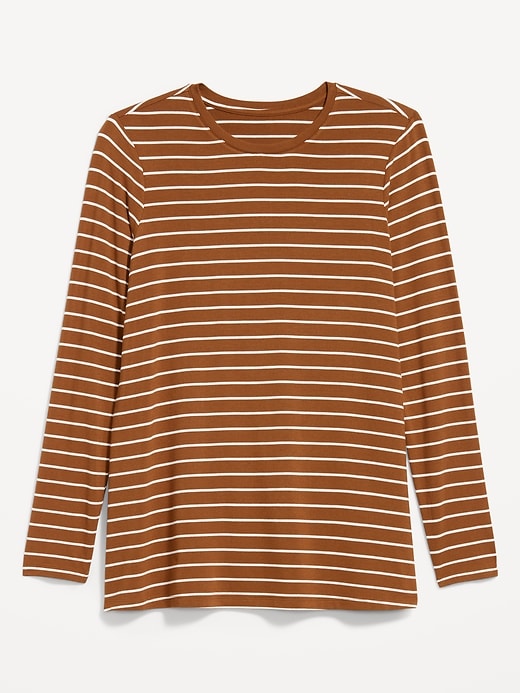Image number 7 showing, Luxe Long-Sleeve Crew-Neck Tunic