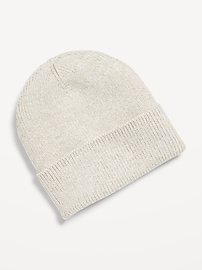 Image number 1 showing, Wide-Cuff Ribbed Beanie for Men