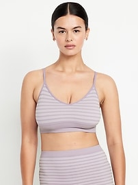 Image number 4 showing, Seamless Ribbed Longline Bralette