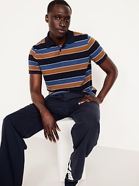 Image number 3 showing, Classic Fit Striped Pique Polo