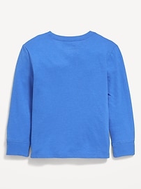 Image number 2 showing, Long-Sleeve Pocket T-Shirt for Toddler Boys