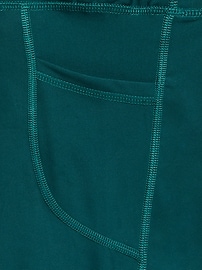 Image number 6 showing, High-Waisted PowerSoft 7/8-Length Side-Pocket Leggings for Girls