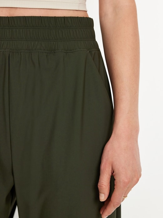 Image number 3 showing, High-Waisted SleekTech Barrel Ankle Pants