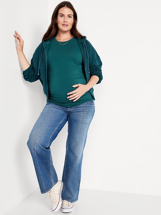 Image number 3 showing, Maternity Crew-Neck T-Shirt
